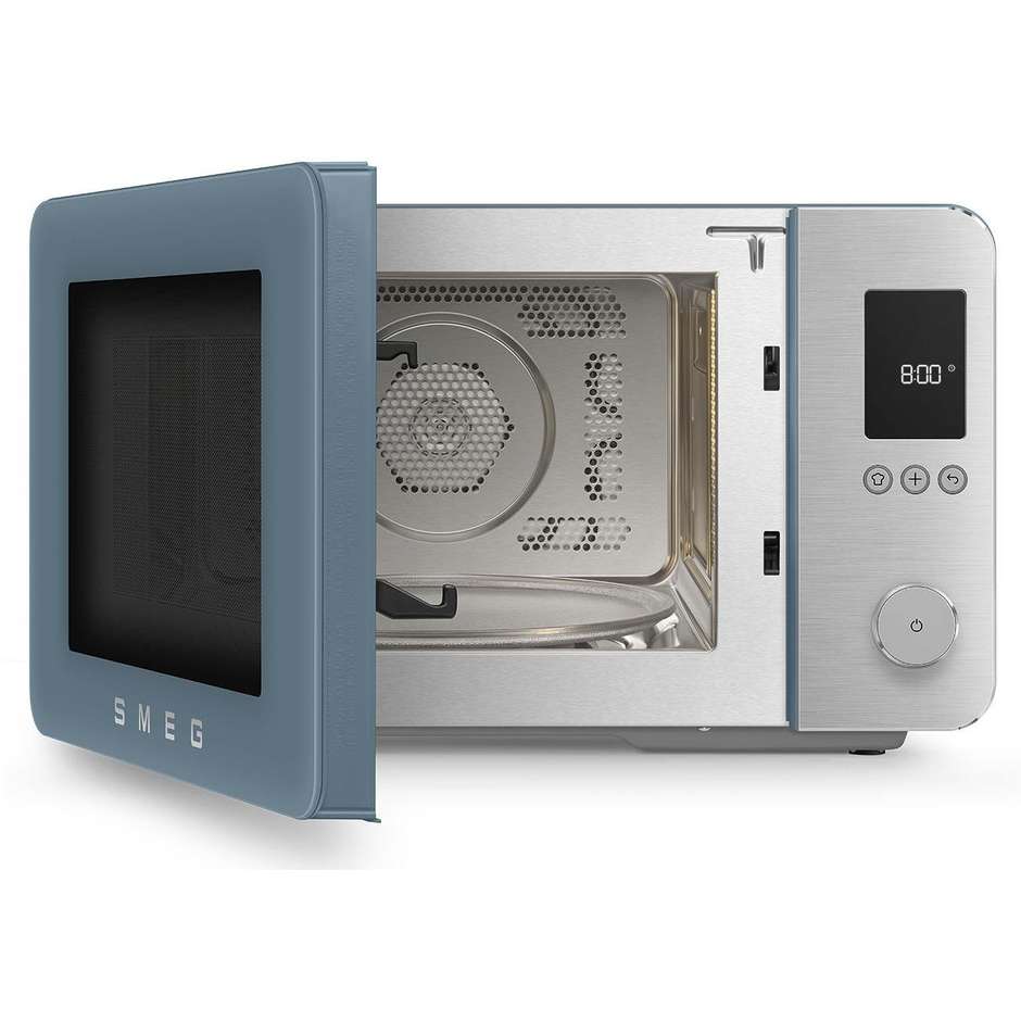 Smeg MOC02SBMEU Forno a Microonde con Grill 20-25 Litri Nero