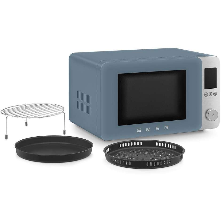 Smeg MOC02SBMEU Forno Microonde Combinato Blu 27L