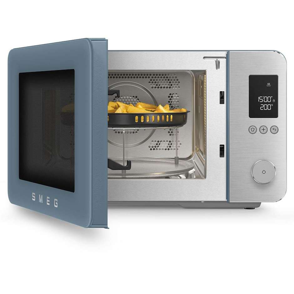 Smeg MOC02SBMEU Forno Microonde Combinato Blu 27L
