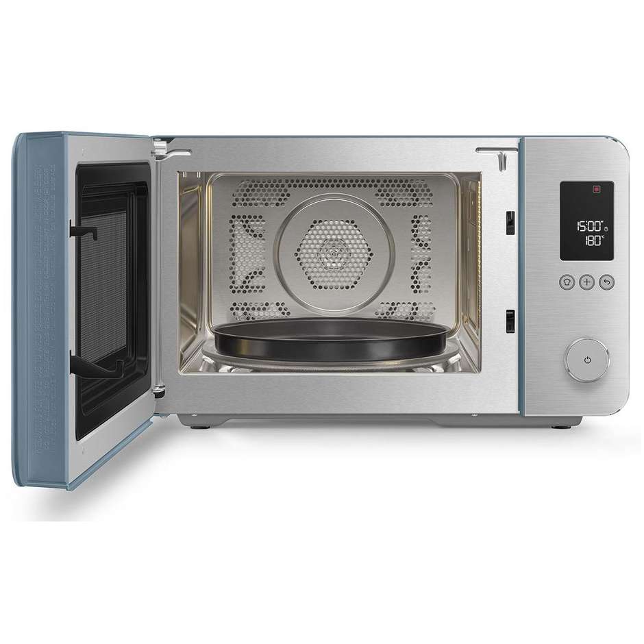 Smeg MOC02SBMEU Forno Microonde Combinato con Convezione 27 L 900 W Forno 2100 W Storm Blue 50s Style