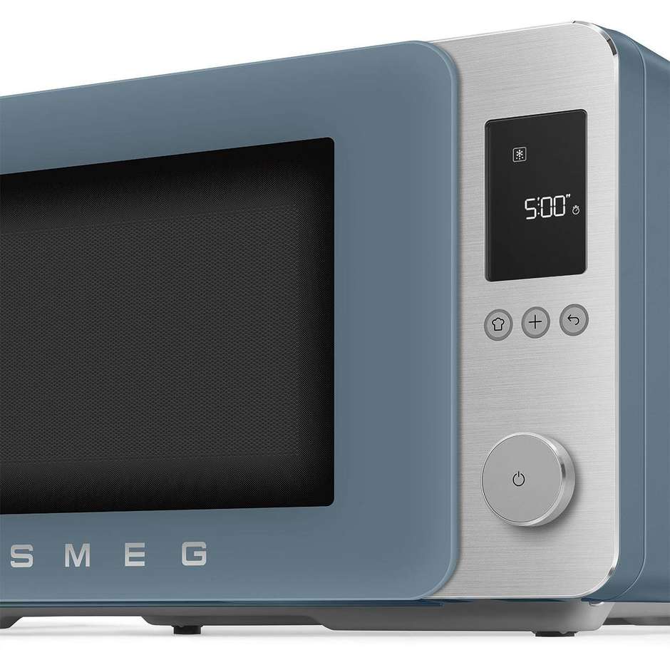 Smeg MOC02SBMEU Forno Microonde Combinato con Grill, Convezione e AirFry 27 L 2100 W Blu Storm Blue