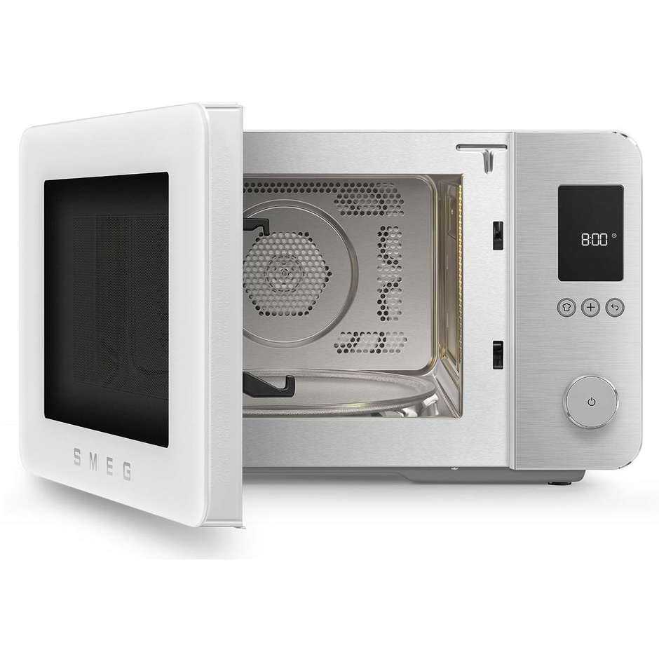 Smeg MOC02WHMEU Forno a Microonde con Grill 20-25 Litri Nero