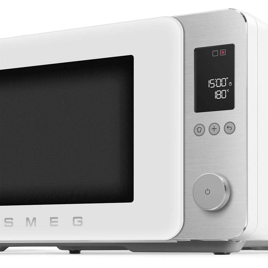 Smeg MOC02WHMEU Forno a Microonde con Grill 20-25 Litri Nero
