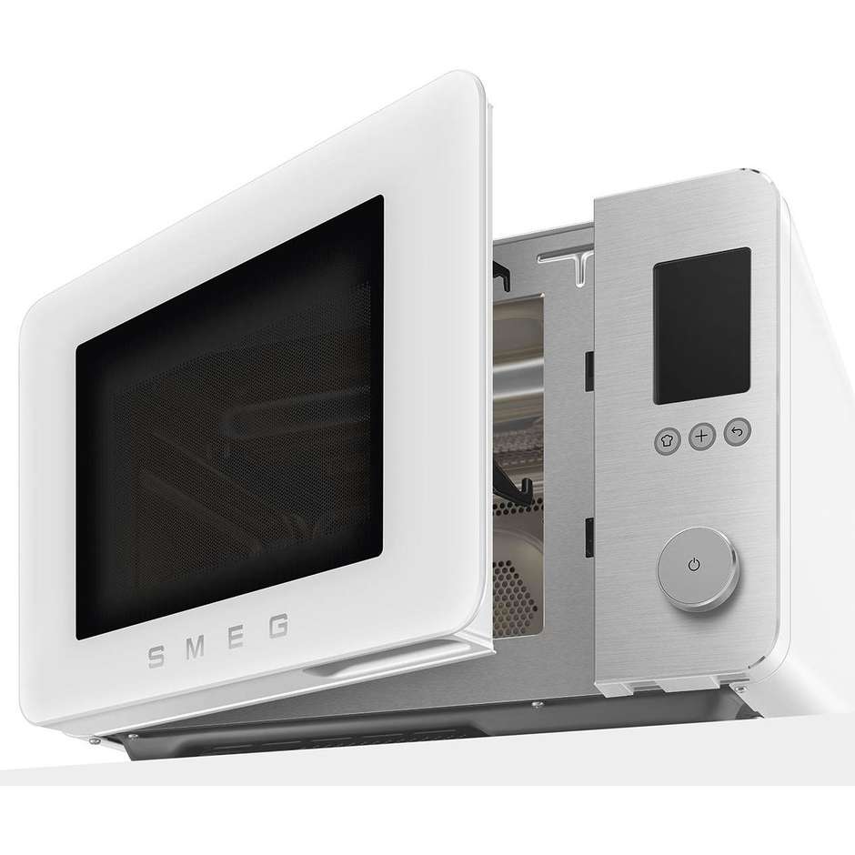 Smeg MOC02WHMEU Forno Microonde Combinato con Convezione 27 L 900 W Forno 2100 W Bianco 50s Style