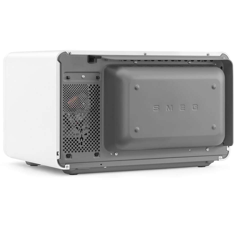 Smeg MOC02WHMEU Forno Microonde Combinato con Convezione 27 L 900 W Forno 2100 W Bianco 50s Style