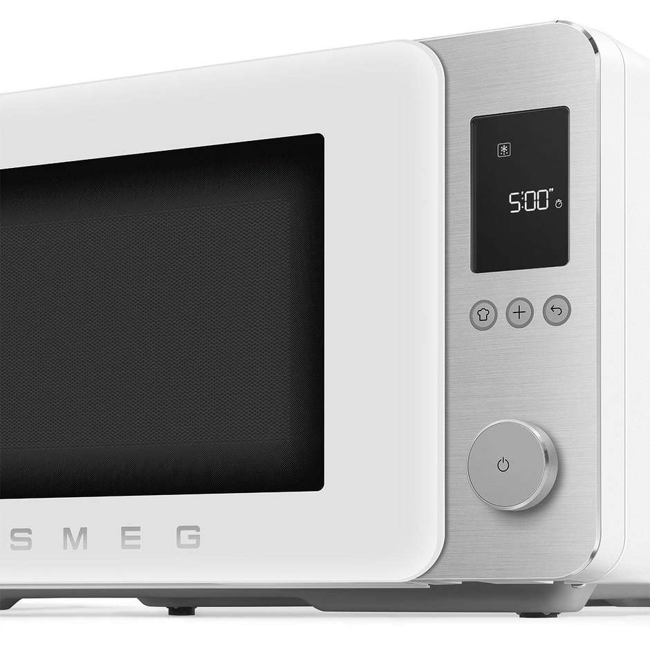 Smeg MOC02WHMEU Forno Microonde Combinato con Convezione 27 L 900 W Forno 2100 W Bianco 50s Style