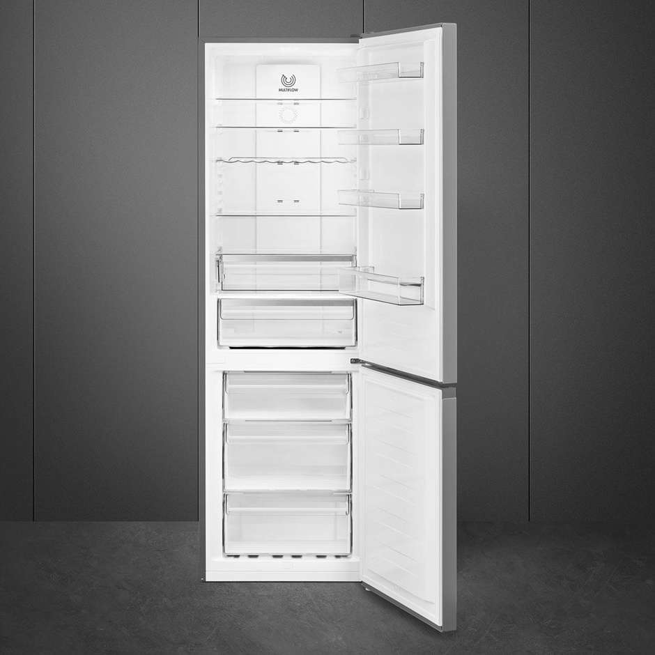 Smeg RC20XDND Frigorifero Combinato Libera Installazione 331L Inox