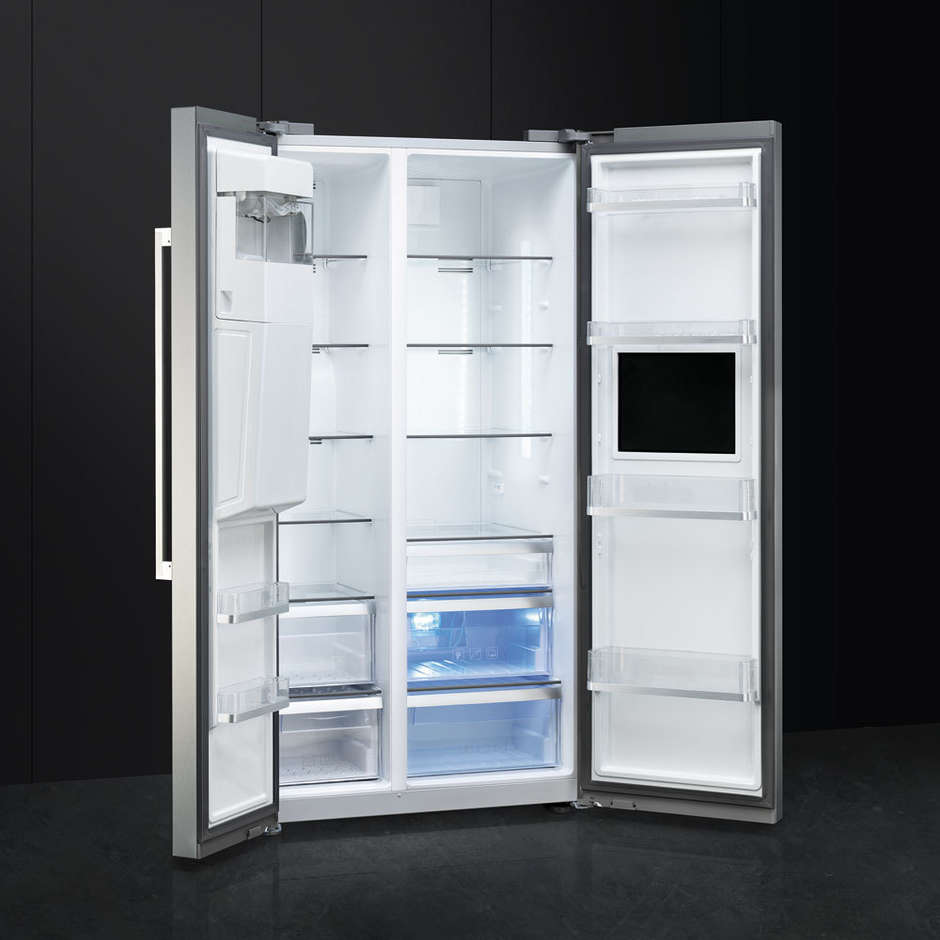 Smeg SBS63X2PEDH frigorifero side by side 544 litri classe B Total No Frost colore inox