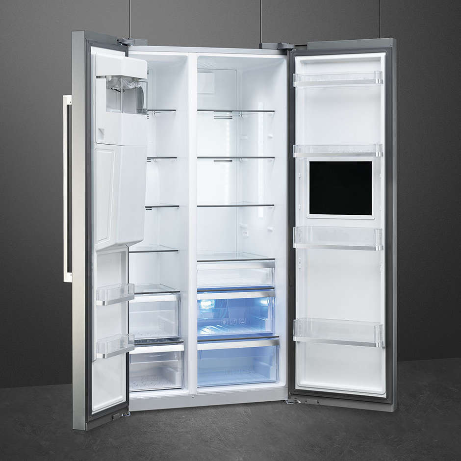 Smeg SBS63XEDH frigorifero side by side 544 litri classe A+ Total No Frost colore inox