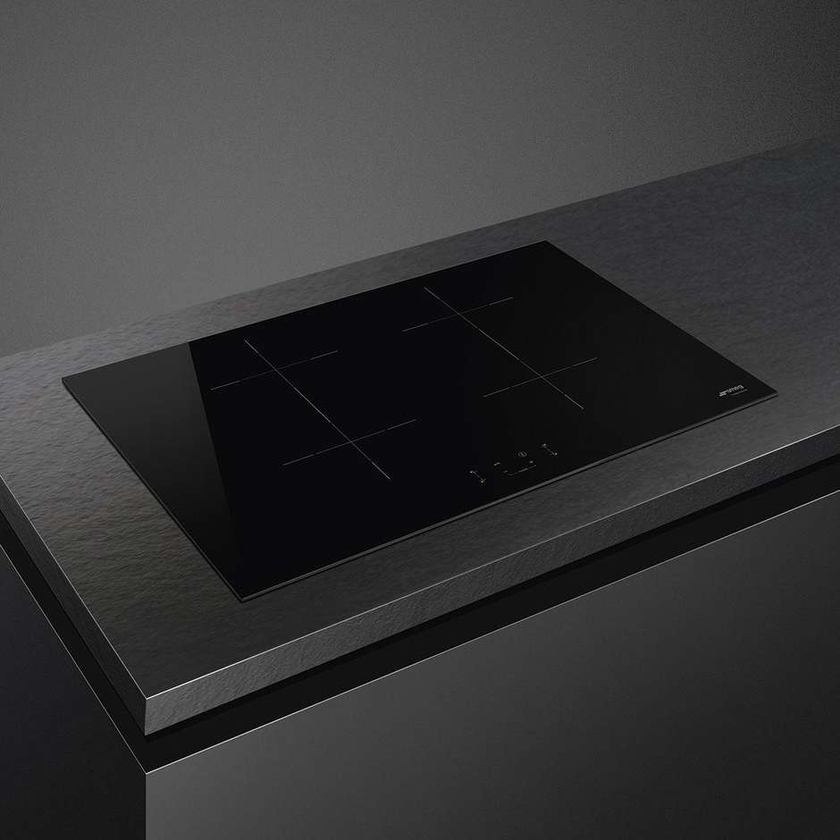 Smeg SIB2741D Linea Universale Piano Cottura a Induzione 70 cm 4 Zone con Booster Eco-Logic Advance 7200W Incasso 60 cm