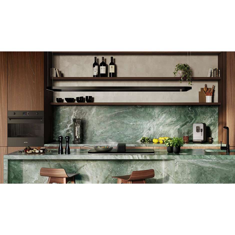 Smeg SKC01BLM Gasatore d'Acqua Non Elettrico Nero Opaco 1 L