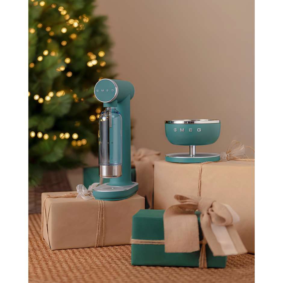 SMEG SKC01EGM Gasatore d'Acqua Manuale Verde Smeraldo Opaco