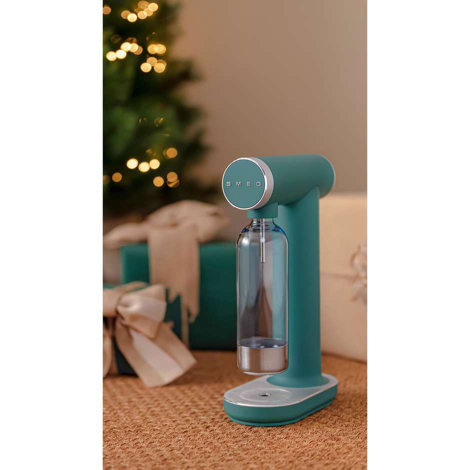 SMEG SKC01EGM Gasatore d'Acqua Manuale Verde Smeraldo Opaco