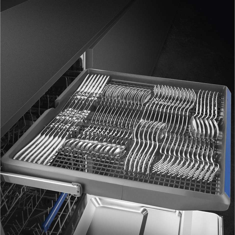Smeg STL362DQ Lavastoviglie a Scomparsa Totale 60 cm 14 Coperti Terzo Cesto FlexiDuo Dry Assist Classe C Inox