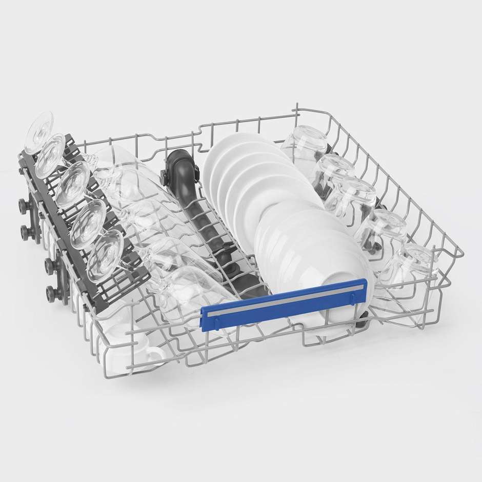 Smeg STL362DQ Lavastoviglie a Scomparsa Totale 60 cm 14 Coperti Terzo Cesto FlexiDuo Dry Assist Classe C Inox