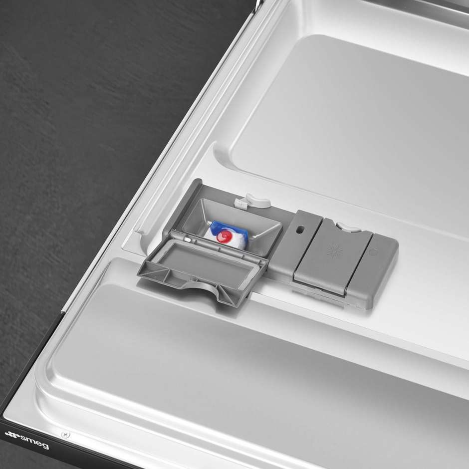 Smeg STL362DQ Lavastoviglie a Scomparsa Totale 60 cm 14 Coperti Terzo Cesto FlexiDuo Dry Assist Classe C Inox