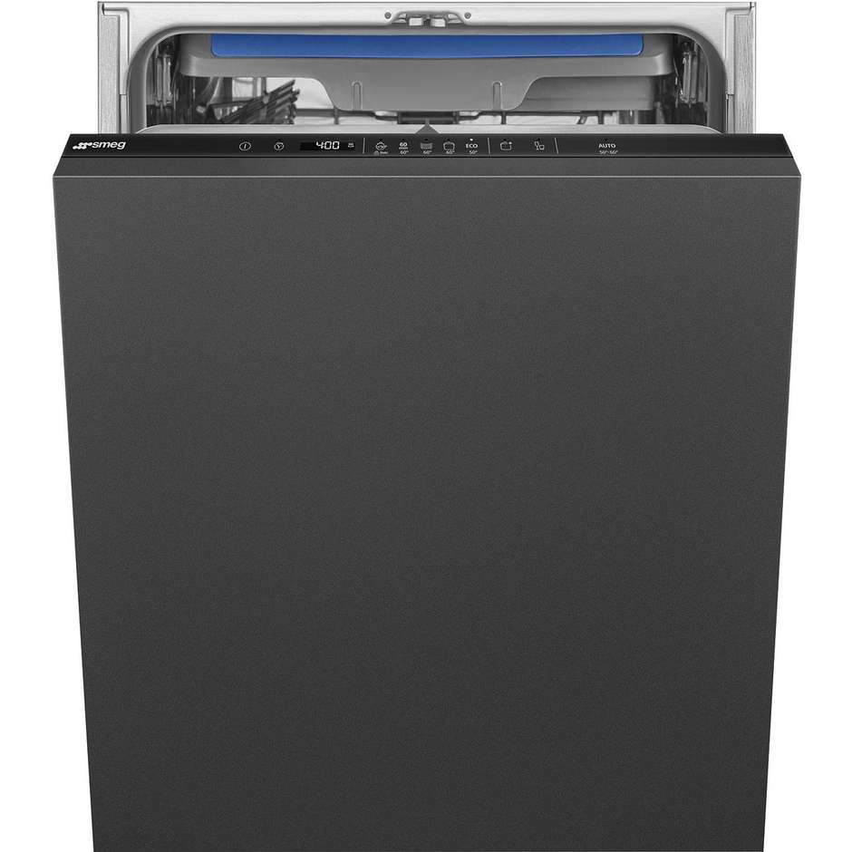 SMEG STL362DQ Lavastoviglie da Incasso a Scomparsa Totale 60 cm Standard 14 Coperti 8 Programmi Classe D 46 dB Cestelli Modulari