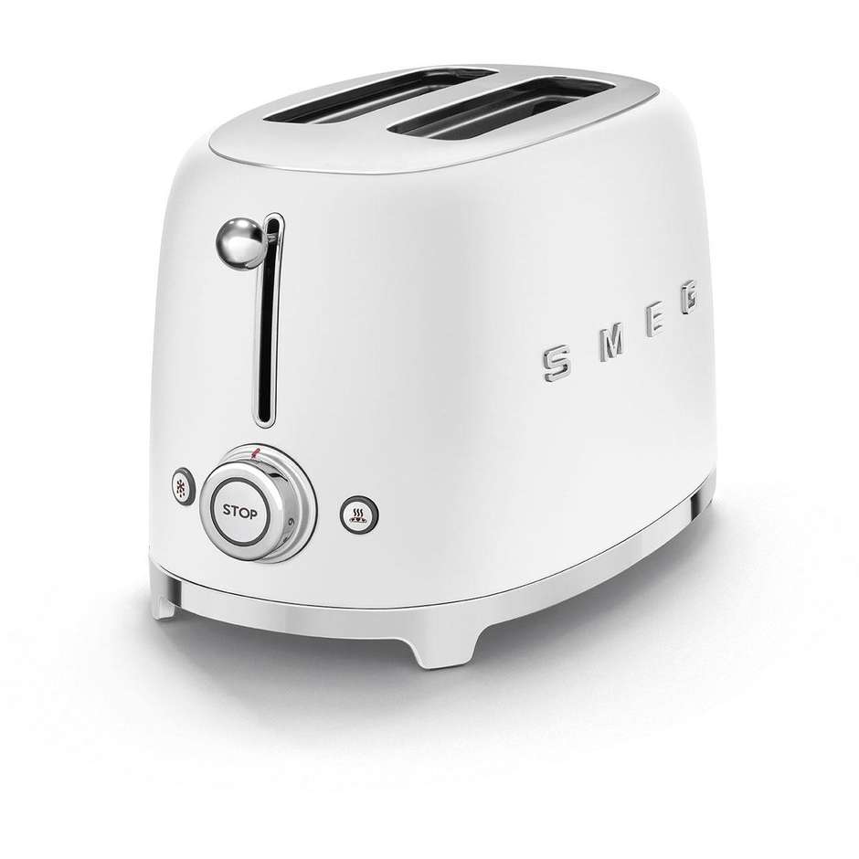 Smeg TSF01WHMEU Tostapane 2x2 Potenza 950 W Colore Bianco