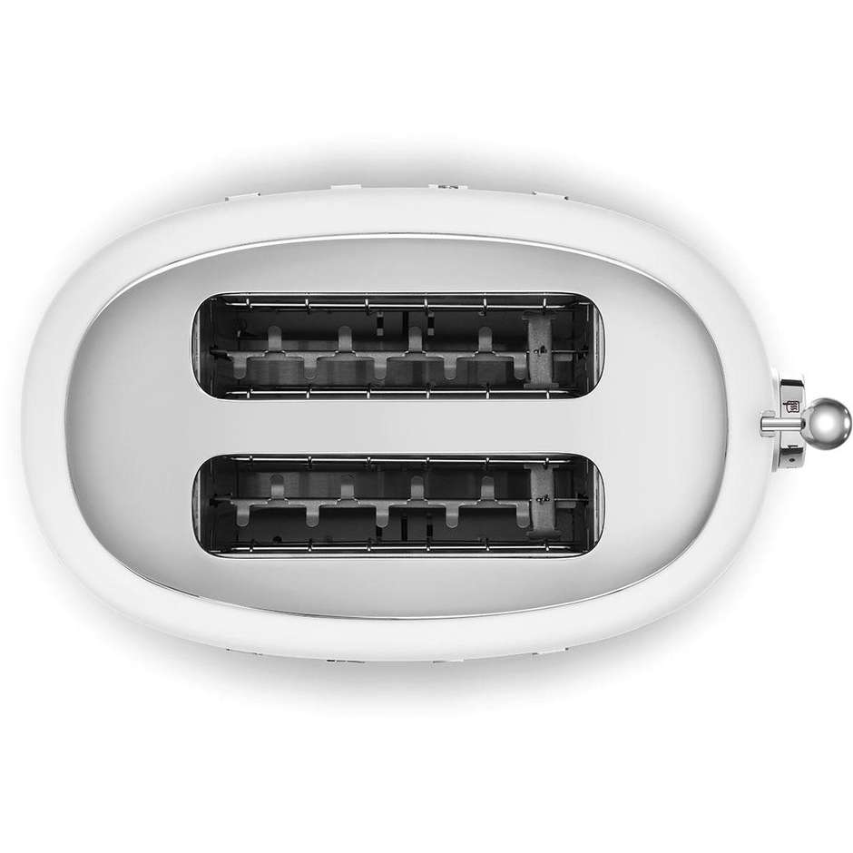 Smeg TSF01WHMEU Tostapane 2x2 Potenza 950 W Colore Bianco