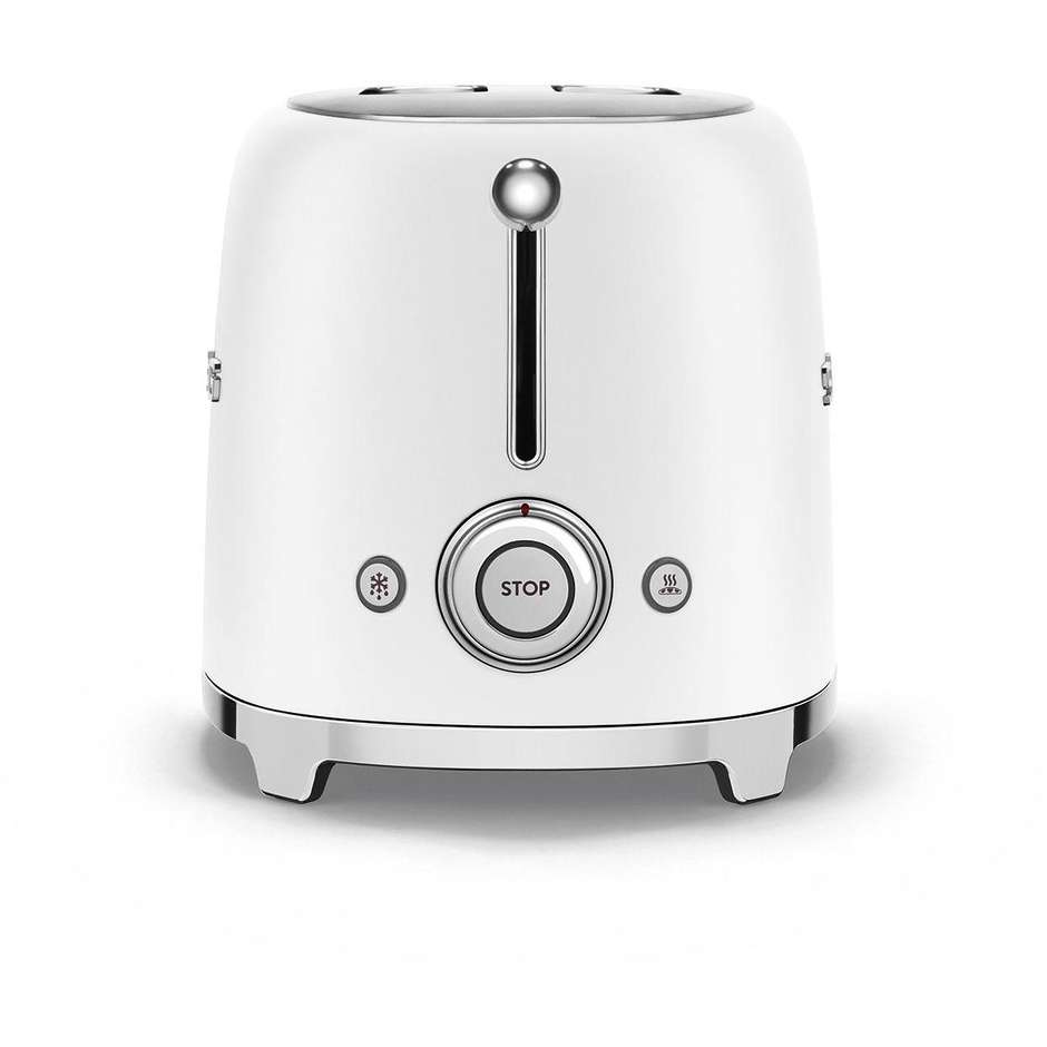 Smeg TSF01WHMEU Tostapane a 2 Fessure 950 W Bianco