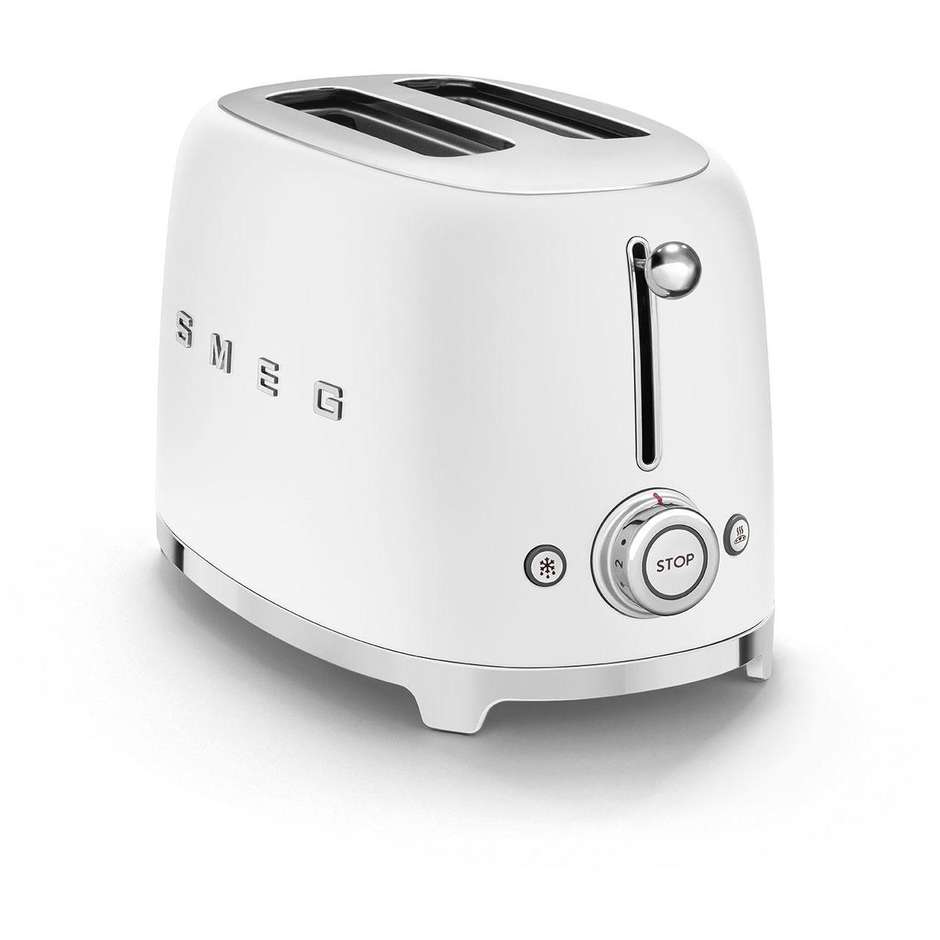 Smeg TSF01WHMEU Tostapane a 2 Fessure 950 W Bianco