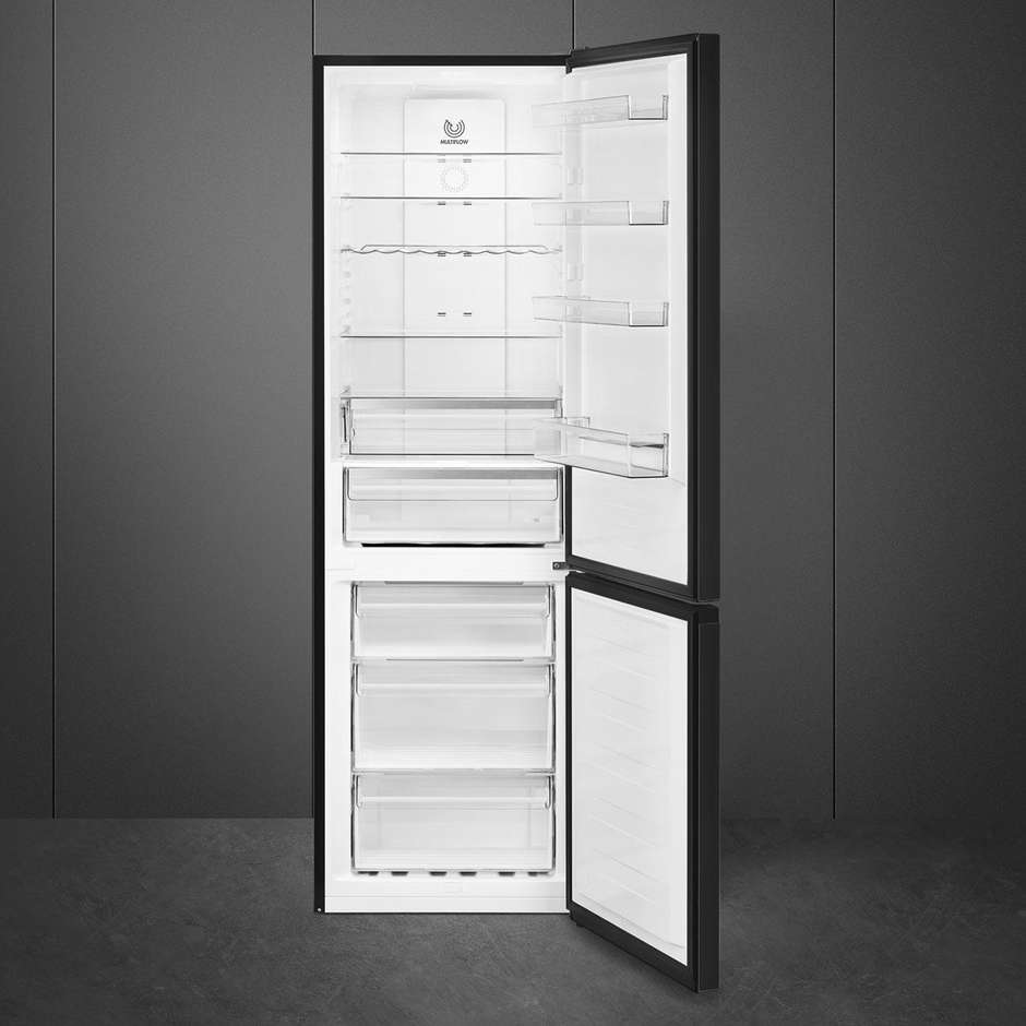 Smeg Universale RC20KDND Frigorifero Combinato Total No Frost Multiflow 331 L Classe D Nero
