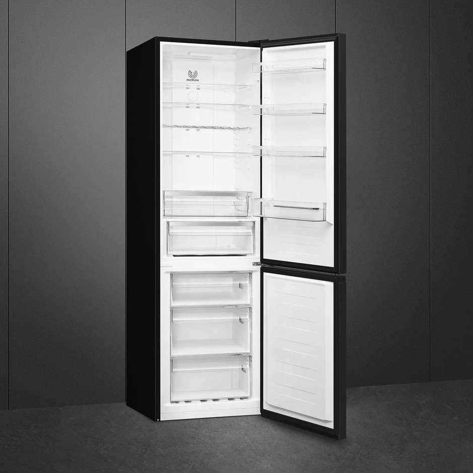 Smeg Universale RC20KDND Frigorifero Combinato Total No Frost Multiflow 331 L Classe D Nero