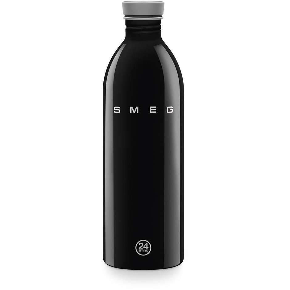SMEG WBF02BL Borraccia 1 L in Acciaio Inox Nero SMEG x 24Bottles