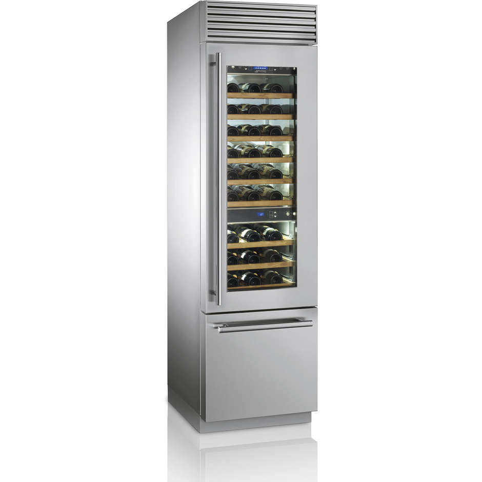 Smeg WF366RDX frigo cantina combinato 54 bottiglie classe A Ventilato/No Frost colore inox