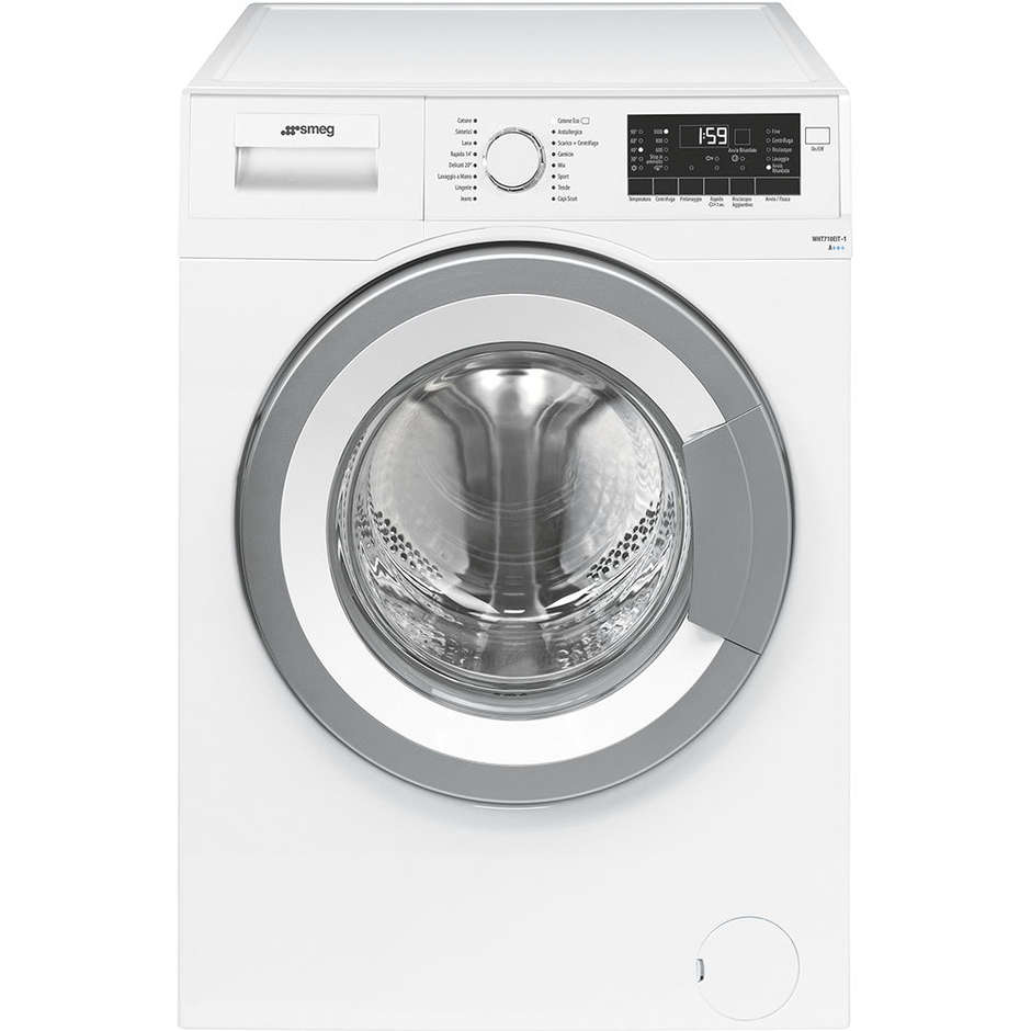 Smeg WHT710EIT-1 lavatrice carica frontale 7 Kg 1000 giri classe A+++ colore bianco