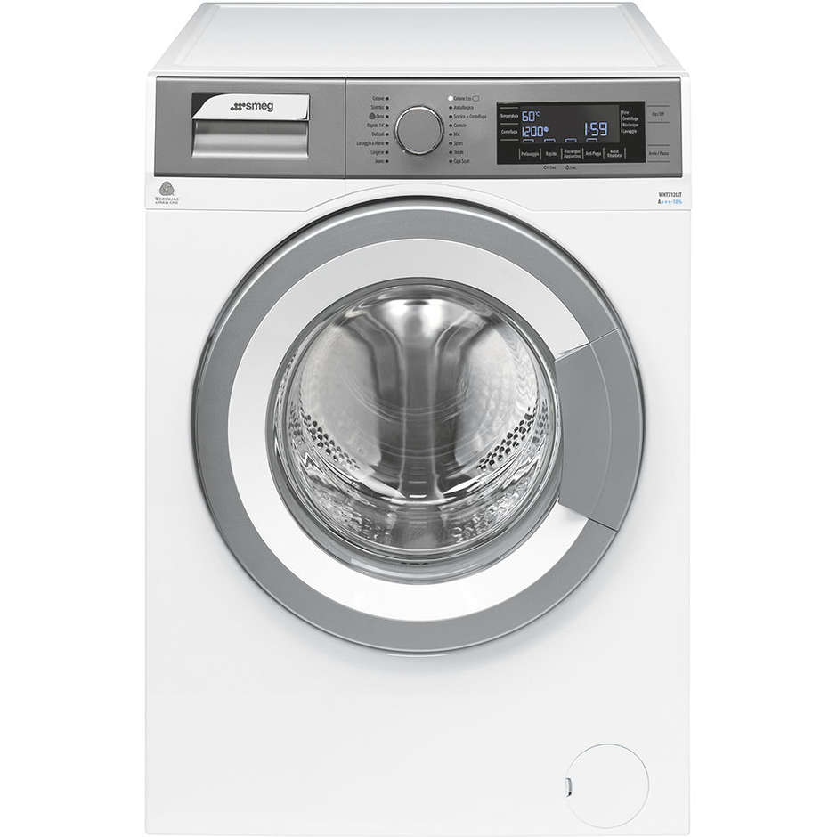 Smeg WHT712LIT lavatrice carica frontale 7 Kg 1200 giri classe A+++ colore bianco