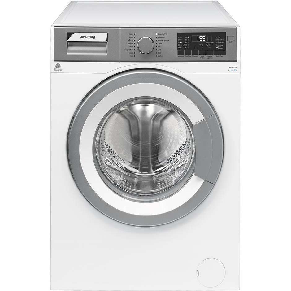 Smeg WHT72PEIT lavatrice carica frontale 7 Kg 1200 giri classe A+++-20% bianco