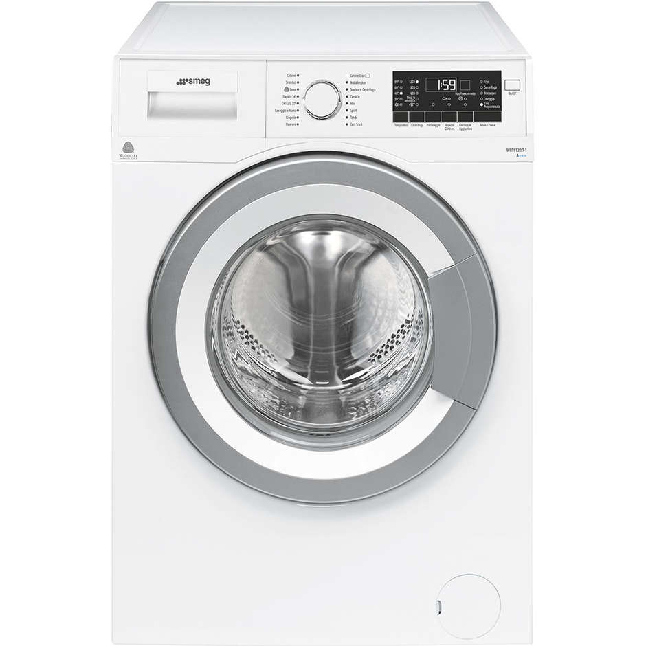 Smeg WHT912EIT-1 lavatrice carica frontale 9 Kg 1200 giri classe A+++ colore bianco