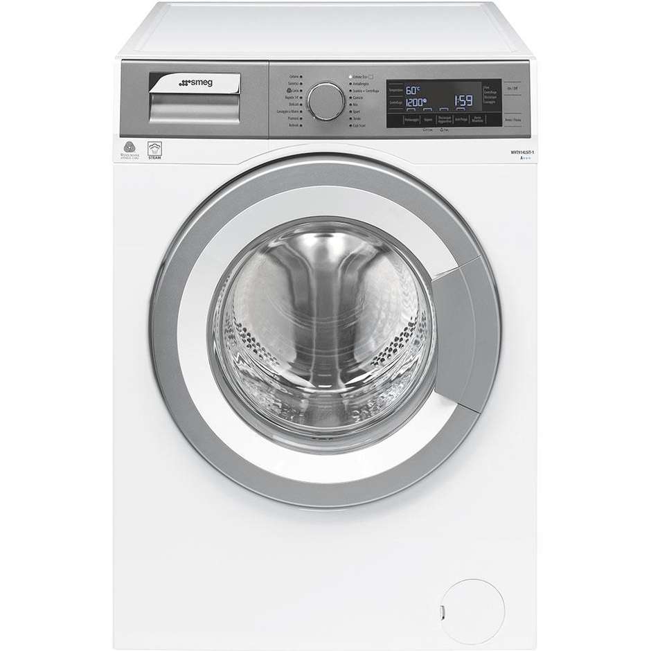 Smeg WHT914LSIT-1 lavatrice carica frontale 9 Kg 1400 giri classe A+++ colore bianco