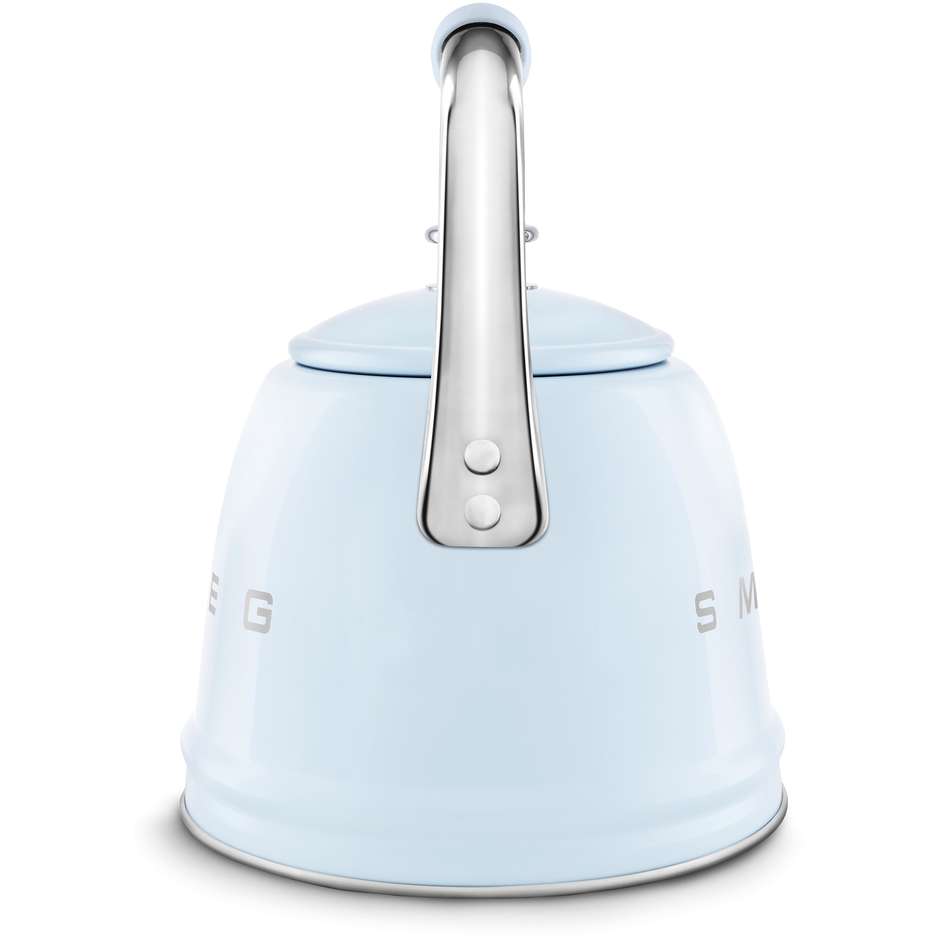 Smeg WKF01PB Bollitore Tradizionale con Fischio per Piano Cottura e Induzione 2,3 L Azzurro Pastello