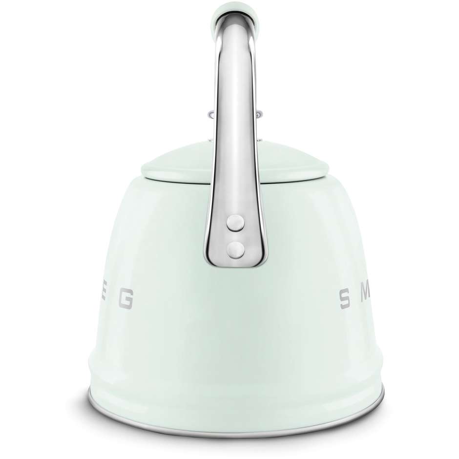 Smeg WKF01PG Bollitore in Acciaio Inox con Fischio di Segnalazione Capacità 2.3 Lt Colore Verde