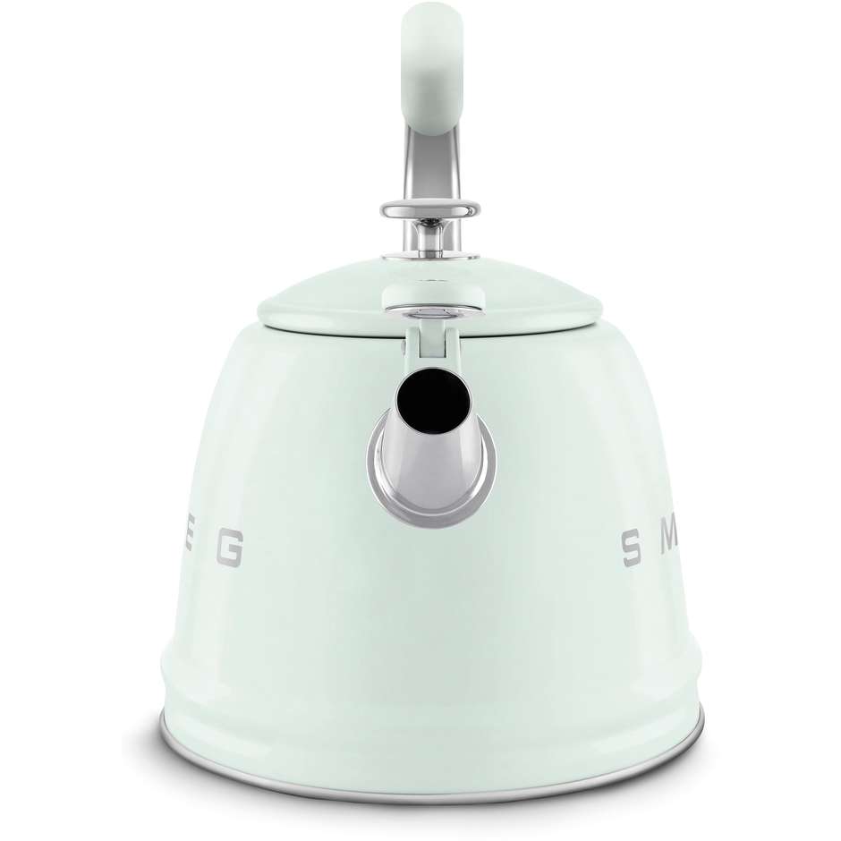 Smeg WKF01PG Bollitore in Acciaio Inox con Fischio di Segnalazione Capacitàà 2.3 Lt Colore Verde