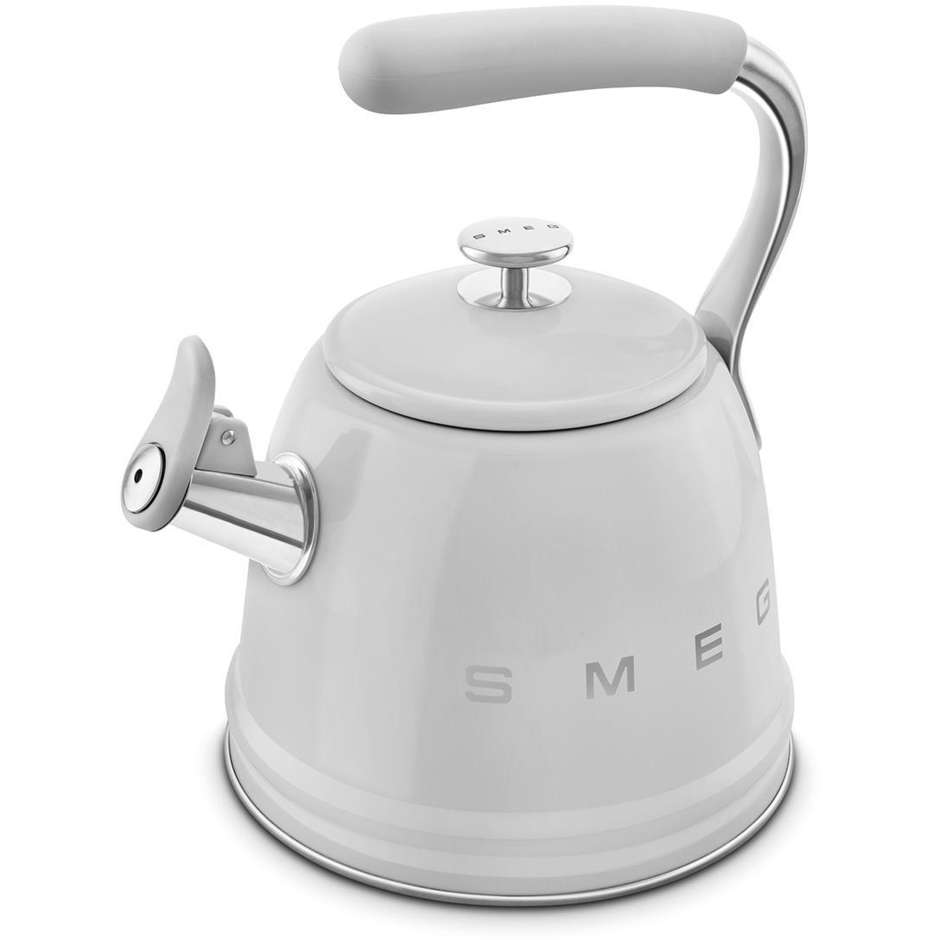 Smeg WKF01SS Bollitore in Acciaio Inox con Fischio di Segnalazione Capacitàà 2.3 LT Colore Acciaio Inox