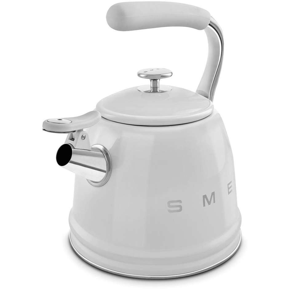 Smeg WKF01SS Bollitore in Acciaio Inox con Fischio di Segnalazione Capacitàà 2.3 LT Colore Acciaio Inox