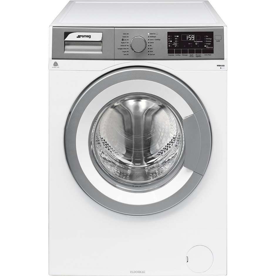 Smeg WTR814ID3 lavatrice carica frontale 8 Kg 1400 giri classe A+++-20% colore bianco