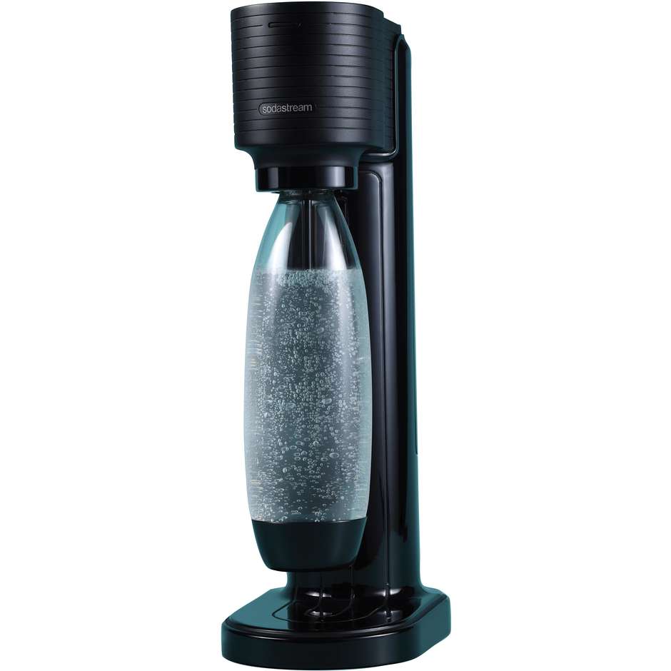 SodaStream Gaia nero con bottiglia PET 1 L e ricarica