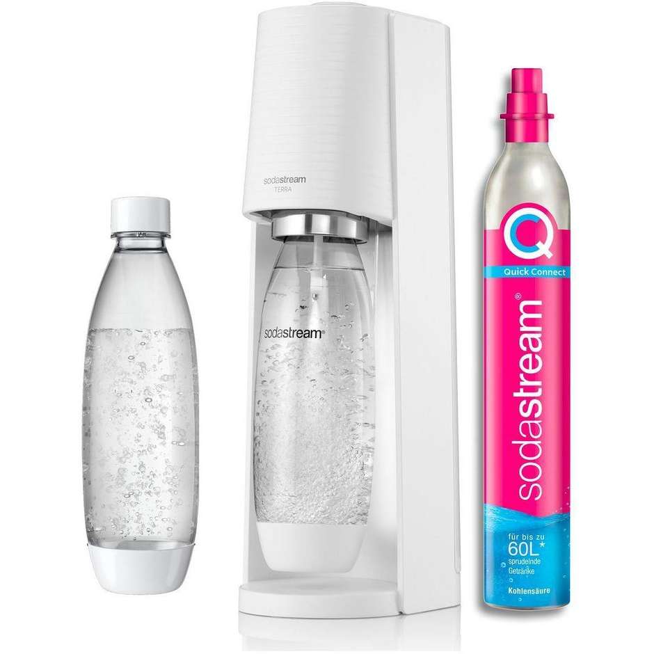 SodaStream Terra Megapack Colore Bianco