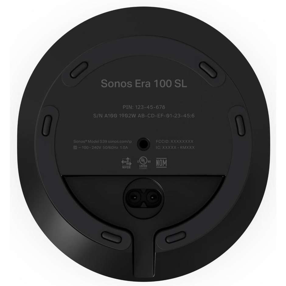 Sonos Era 100 SL Speaker Wi-Fi Bluetooth USB-C Nero