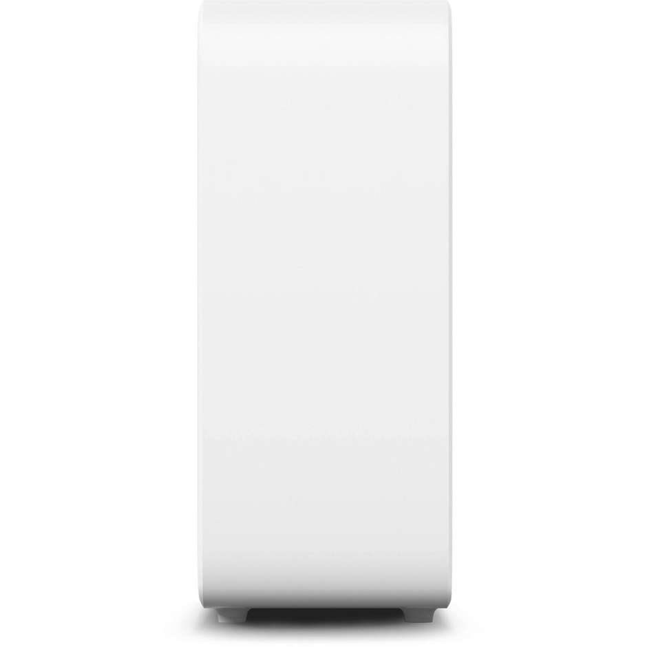 Sonos Sub 4 subwoofer wireless bianco con due woofer force-canceling