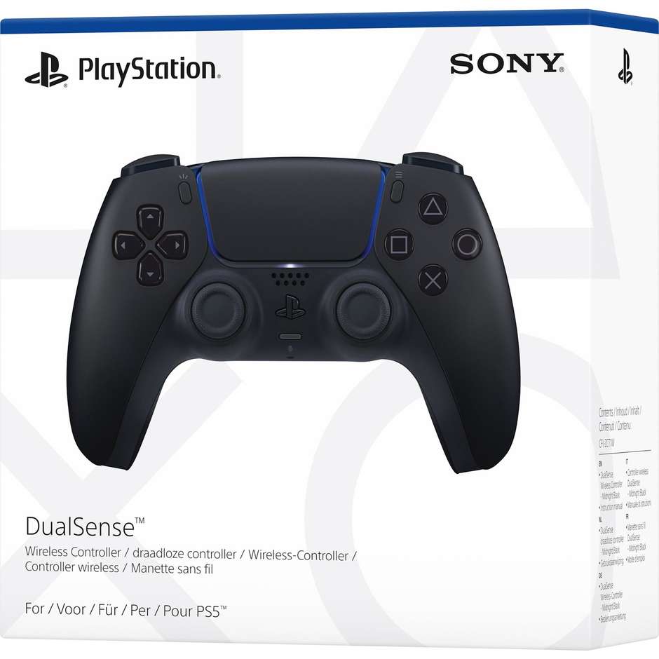 Sony 9827399 Controller DualSense Bluetooth USB Gamepad per PlayStation 5 colore nero