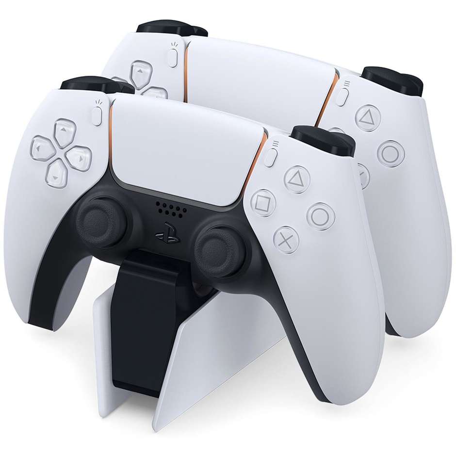 Sony Base di ricarica Dualsense per PlayStation 5 colore bianco e nero