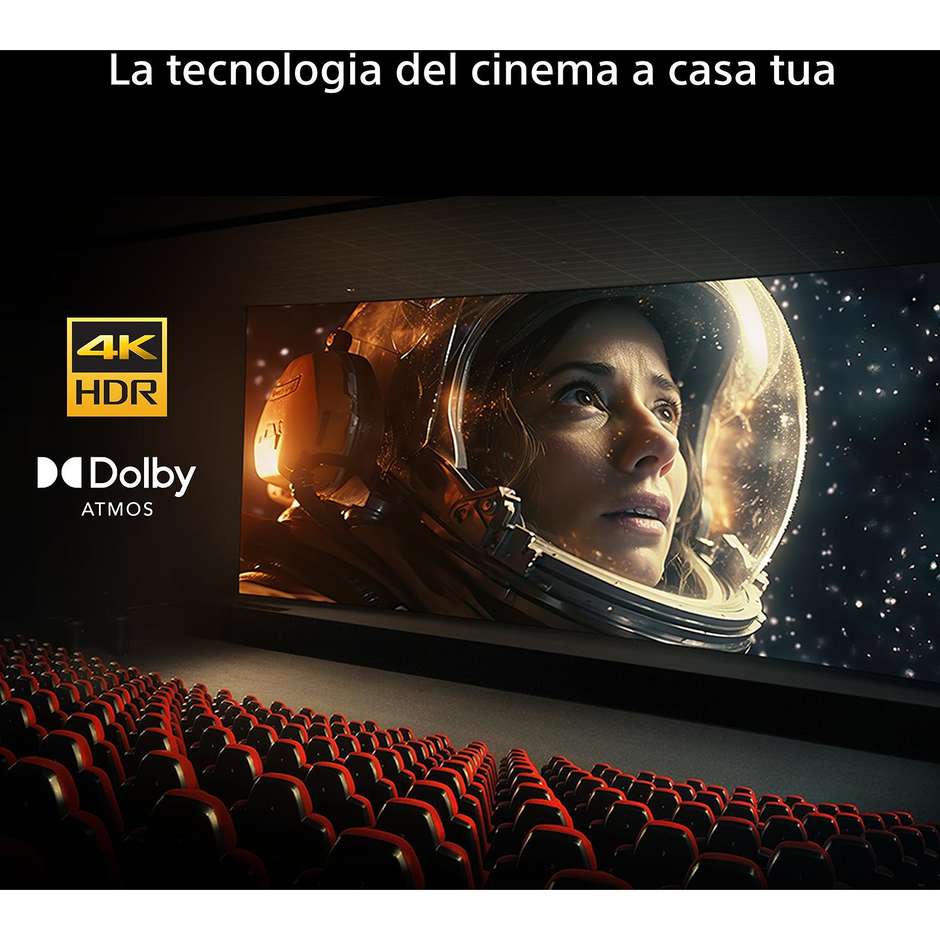 Sony BRAVIA 2 II K-75S25M2 75" 4K HDR Google TV Nero