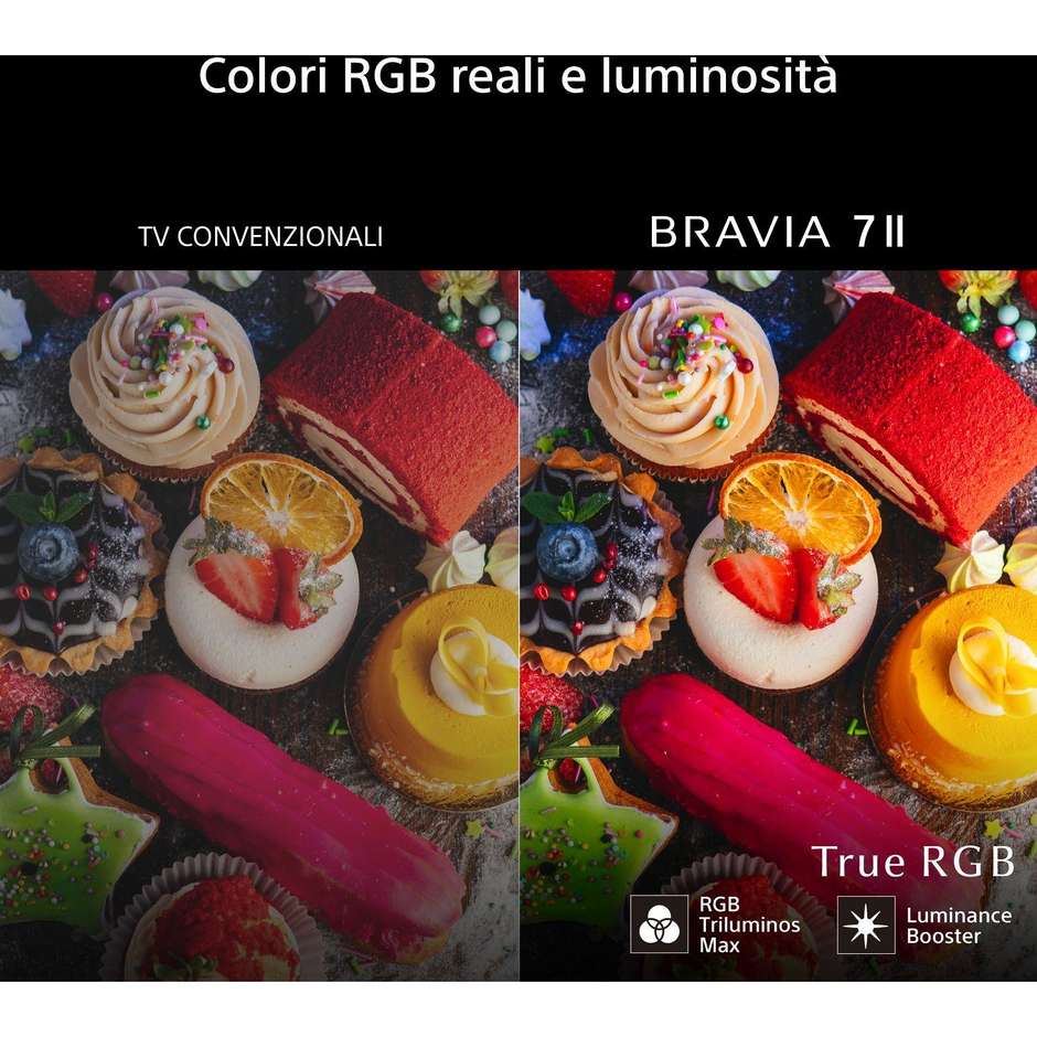 Sony BRAVIA 7 II 65" True RGB 4K HDR Google TV K65XR75M2B