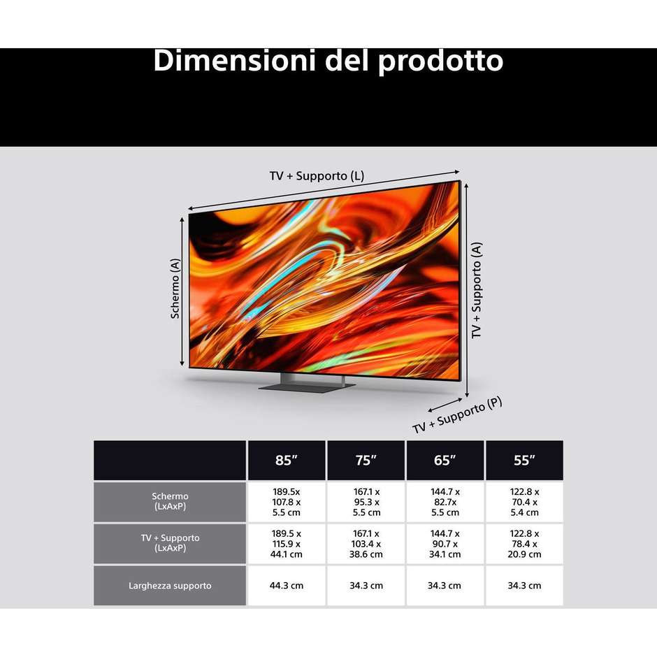 Sony BRAVIA 7 II 65" True RGB 4K HDR Google TV K65XR75M2B