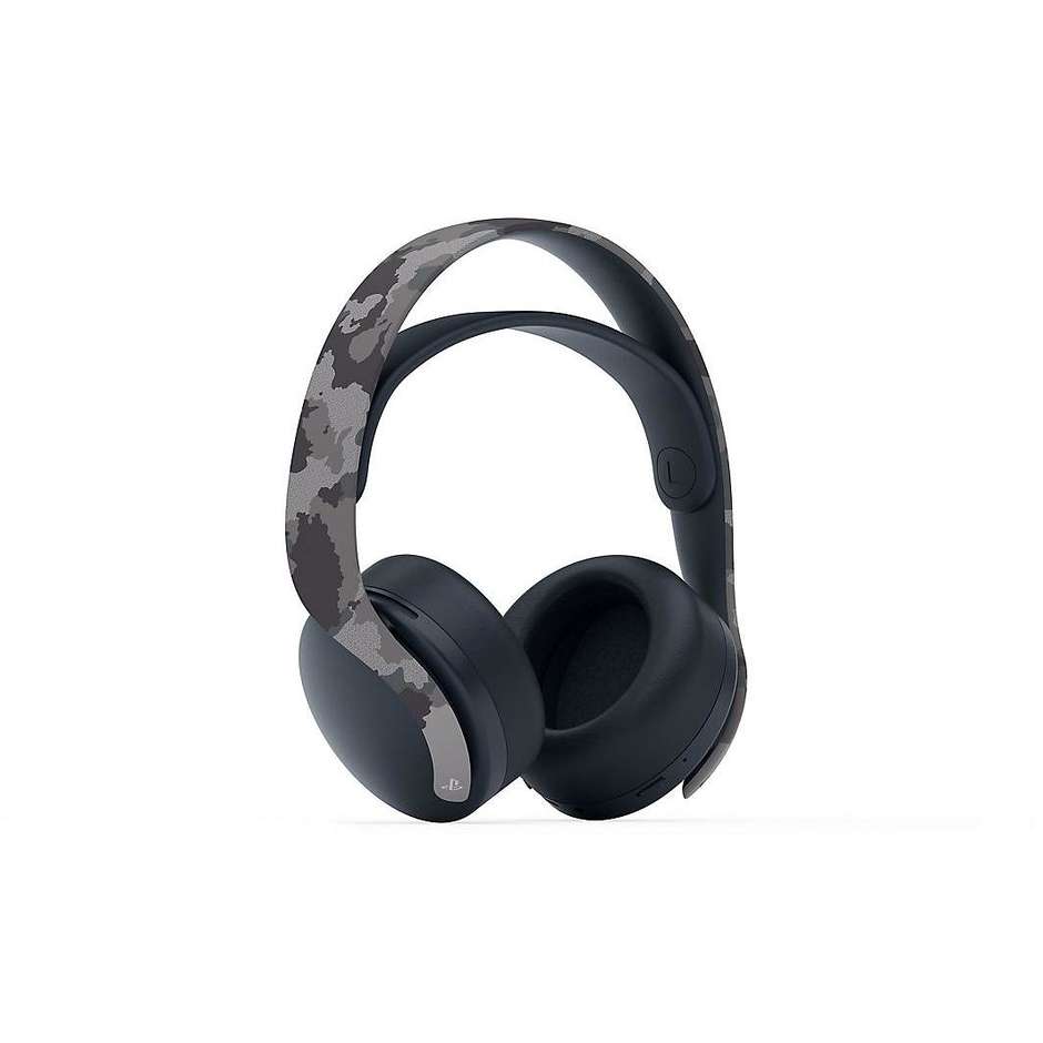 Sony Cuffie Wireless con microfono Pulse 3D per Playstation 5 colore Grey Camouflage